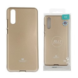 Etui Mercury Goospery Jelly Case do HUAWEI P20 złoty