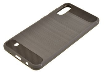 Wytrzymałe etui Back Case Carbon do Samsung Galaxy A10 / M10 szary