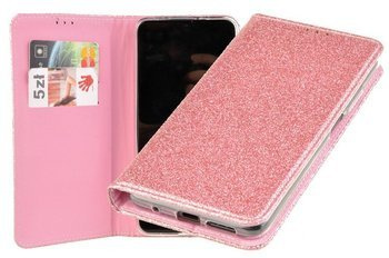 Etui brokatowe Shining Book do Xiaomi Redmi 9T różowy