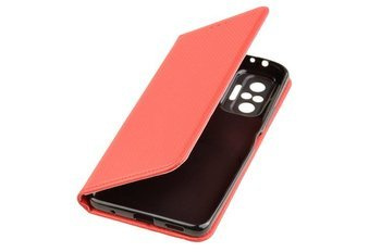 Etui Smart do Xiaomi Redmi Note 10 Pro czerwony