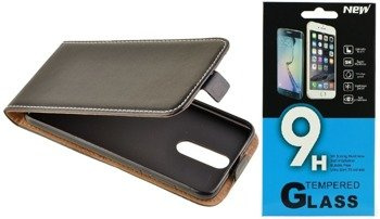 ZESTAW: Etui kabura Flexi Rubber + Szkło do HUAWEI MATE 10 Lite czarny