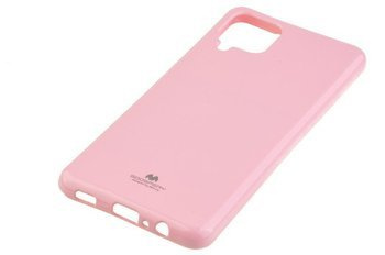 Etui Mercury Goospery Jelly Case do Samsung Galaxy A12 pudrowy róż