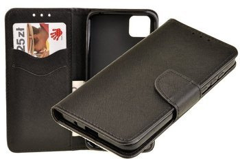 Etui portfel Fancy Case do Huawei Y5p czarny
