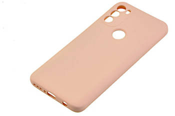 Etui silikonowe Tint do Motorola Moto G71 5G pudrowy róz