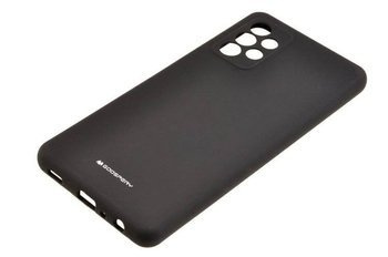 Etui Mercury Goospery Silicone do Samsung Galaxy A72 czarny