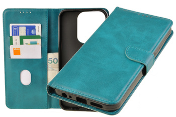 Etui portfel Wallet do Xiaomi Redmi 15C zielony