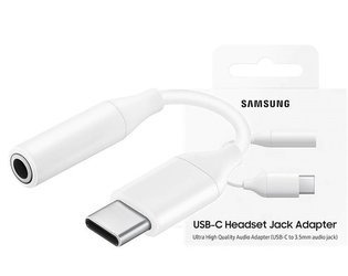 Oryginalny kabel Adapter Samsung USB C do mini jack 3,5mm