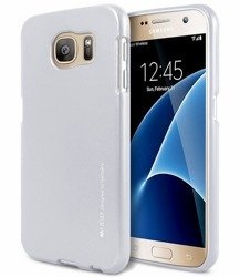 Etui Mercury Goospery iJelly Case do SAMSUNG GALAXY S7 G930 srebrny