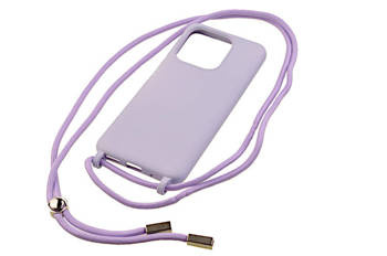 Etui ze sznurkiem RCK do Xiaomi Redmi 12C fioletowy