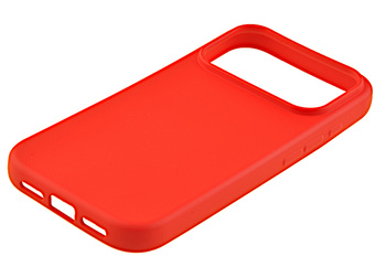 Etui silikonowe Tint do Apple iPhone 17 Pro czerwony