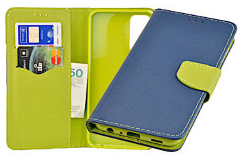 Etui portfel Fancy Case do Samsung Galaxy M23 5G niebieski