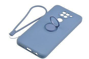 Etui Pastel Ring do Xiaomi Redmi Note 9 niebieski