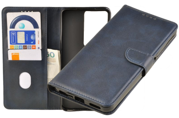 Etui portfel Wallet do Realme C71 / P3 Lite granatowy