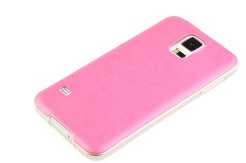 Etui silikonowe Skin do SAMSUNG GALAXY S5 / S5 Neo różowy