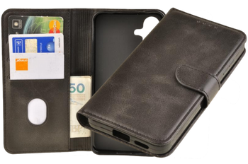 Etui portfel Wallet do Samsung Galaxy S25 Plus / S25+ czarny