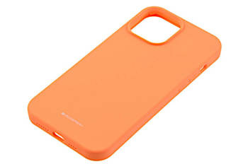 Etui Mercury Goospery Silicone do Apple iPhone 13 Pro Max pomarańczowy