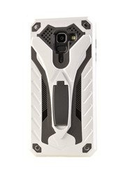 Pancerne etui Phantom TPU +PC do SAMSUNG GALAXY J6+ / J6 Plus srebrny