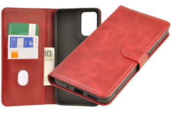 Etui portfel Wallet do Motorola Moto G06 Power czerwony