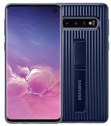 Etui Protective Standing Cover do SAMSUNG GALAXY S10 G973 granatowo-czarny
