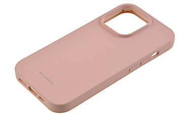 Etui Mercury Goospery Silicone do Apple iPhone 14 Pro pudrowy róż