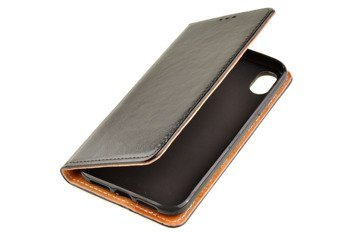 Skórzane etui Book Cover do iPhone Xr czarny