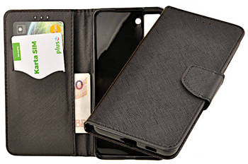 Etui portfel Fancy Case do Samsung Galaxy S21 FE czarny