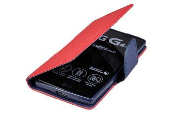 Etui portfel Fancy Case do LG G4C / MAGNA czerwony