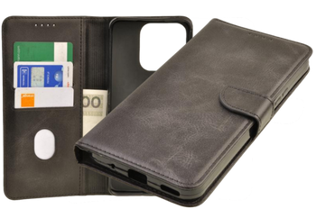Etui portfel Wallet do Honor X8A czarny