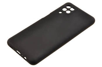 Etui silikonowe Tint do Samsung Galaxy A12 / M12 czarny