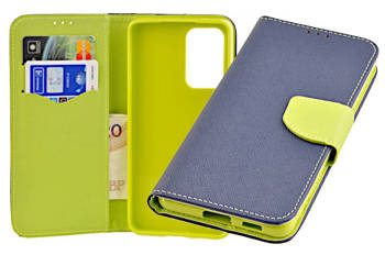Etui portfel Fancy Case do Samsung Galaxy A53 5G niebieski