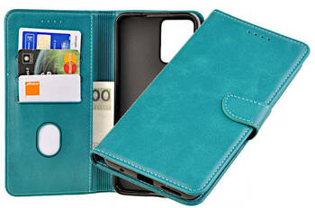 Etui portfel Wallet do Motorola Moto G24 / E14 / G04 zielony