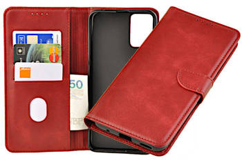Etui portfel Wallet do Motorola Moto E13 4G czerwony