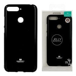 Etui Mercury Goospery Jelly Case do HUAWEI Y6 2018 Prime / Y6 2018 / HONOR 7A czarny