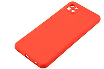 Etui silikonowe Tint do Samsung Galaxy A22 5G czerwony