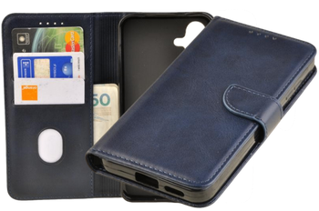 Etui portfel Wallet do Samsung Galaxy S25 granatowy