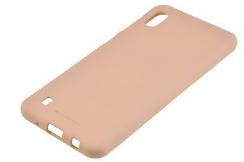 Etui Mercury Goospery Soft Feeling Samsung Galaxy A10 beżowy