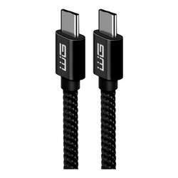 Kabel WG  USB C TYP C TYP C wzmocniony 3m czarny