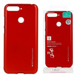 Etui Mercury Goospery iJelly Case do HUAWEI Y6 2018 Prime / Y6 2018 / HONOR 7A czerwony