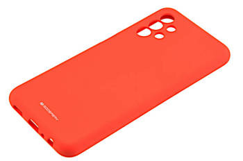 Etui Mercury Goospery Silicone do Samsung Galaxy A13 4G czerwony
