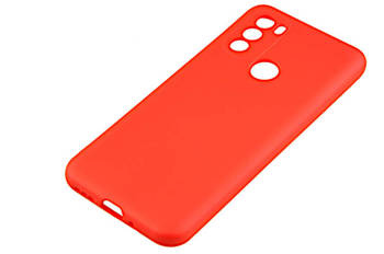 Etui silikonowe Tint do Motorola Moto G31 czerwony