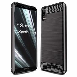 Etui Back Case Carbon do SONY XPERIA L3 czarny