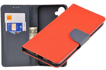 Etui portfel Fancy Case do Samsung Galaxy A16 5G czerwony