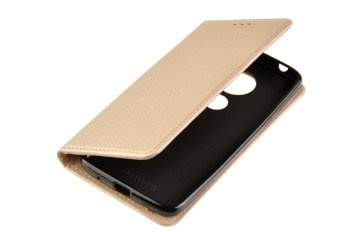 Etui Smart W2 do MOTOROLA MOTO G6 Play / Moto E5 złoty