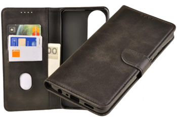 Etui portfel Wallet do Oppo A60 4G czarny