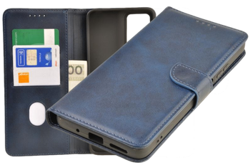 Etui portfel Wallet do Motorola Moto G06 Power granatowy