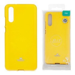 Etui Mercury Goospery Jelly Case do HUAWEI P20 żółty