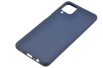 Etui silikonowe Fashion do Samsung Galaxy A12 / M12 granatowy