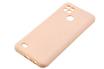 Etui silikonowe Tint do Realme C21 pudrowy róż