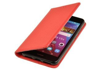 ETUI SMART W2 do HUAWEI Y6II Compact / Y5II czerwony