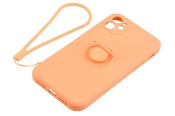 Etui Pastel Ring do Apple iPhone 11 pomarańczowy